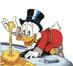 Gif animé Picsou or